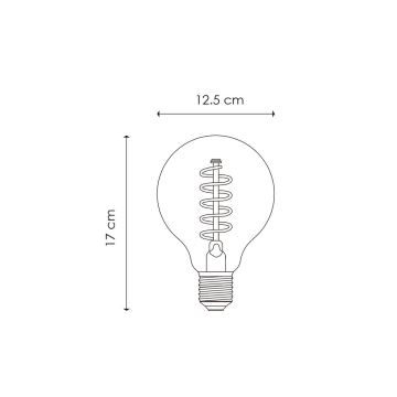 LED Stmívatelná žárovka VINTAGE EDISON G125 E27/4W/230V 2200K