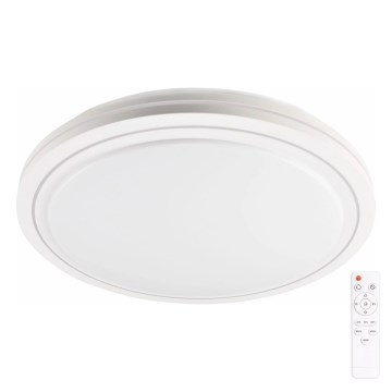 LED Stmívatelné koupelnové stropní svítidlo MARIAN LED/72W/230V 3000-6000K IP44 + dálkové ovládání