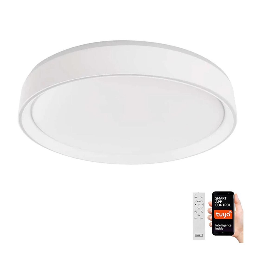 LED Stmívatelné stropní svítidlo GoSmart LED/45W/230V pr. 50 cm 2700-6500K Wi-Fi Tuya + dálkové ovládání