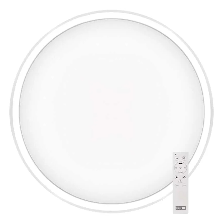 LED Stmívatelné stropní svítidlo GoSmart LED/45W/230V pr. 50 cm 2700-6500K Wi-Fi Tuya + dálkové ovládání