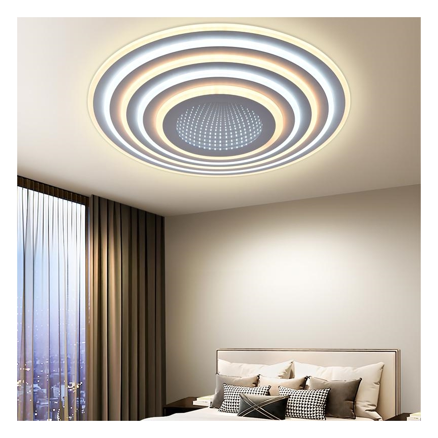 LED Stmívatelné stropní svítidlo LED/140W/230V 3000-6500K + dálkové ovládání