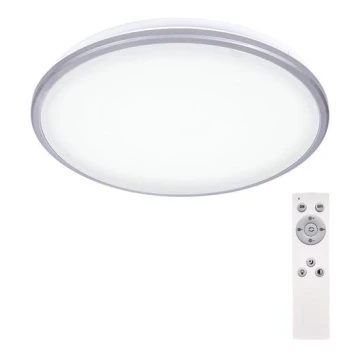 LED Stmívatelné stropní svítidlo SILVER LED/24W/230V + dálkové ovládání