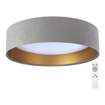 LED Stmívatelné stropní svítidlo SMART GALAXY LED/24W/230V pr. 44 cm šedá/zlatá 3000-6500K + dálkové ovládání