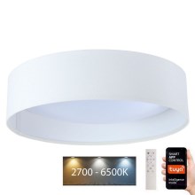 LED Stmívatelné stropní svítidlo SMART GALAXY LED/36W/230V pr. 55 cm 2700-6500K Wi-Fi Tuya bílá + dálkové ovládání