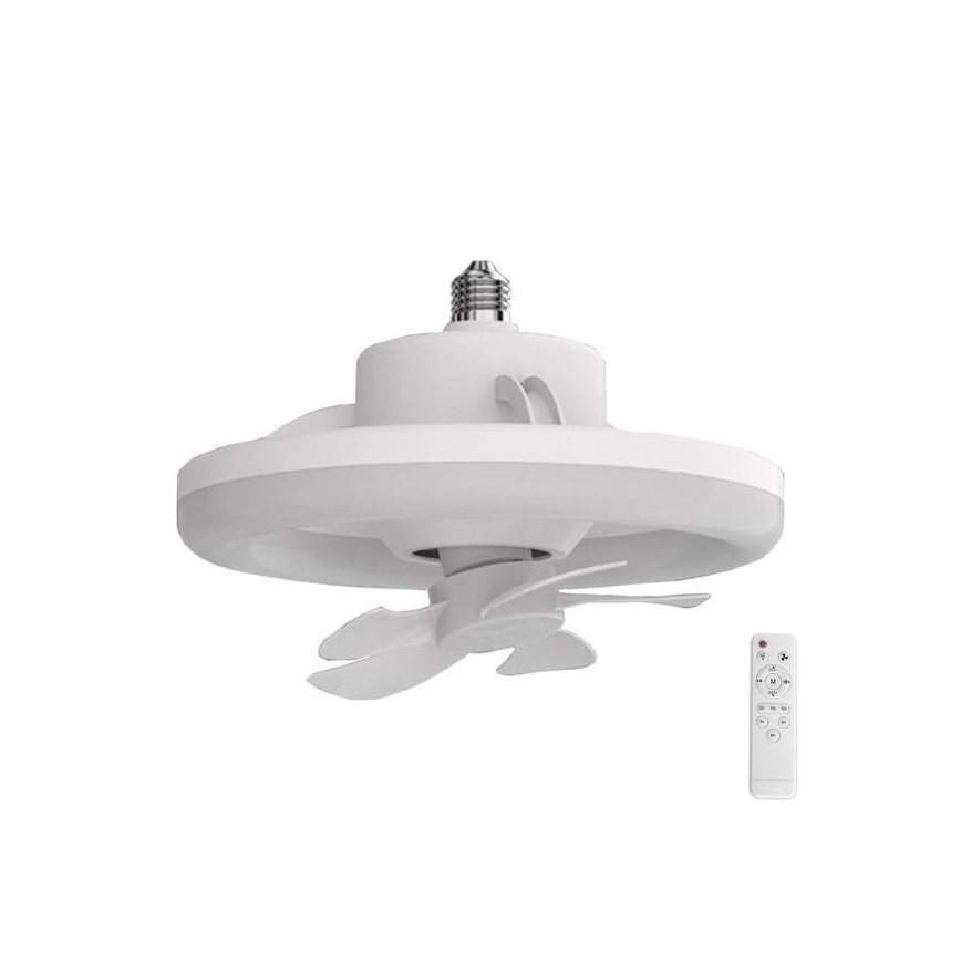 LED Stmívatelné svítidlo s ventilátorem LED/30W/230V 3000-6500K bílá + dálkové ovládání