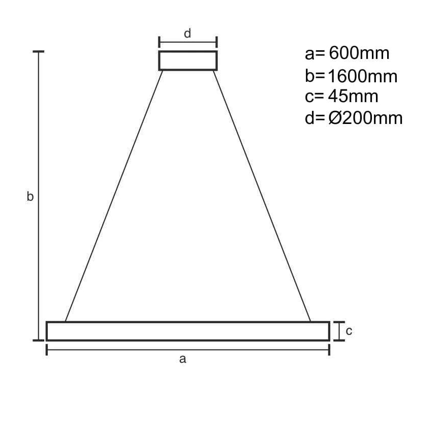 LED Stmívatelný lustr na lanku LED/85W/230V 3000-6500K + dálkové ovládání