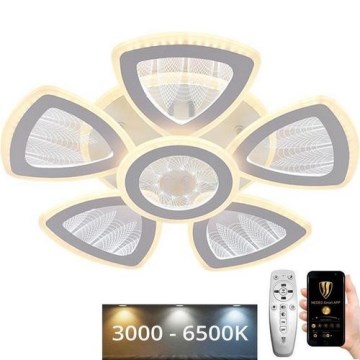 LED Stmívatelný přisazený lustr LED/145W/230V 3000-6500K + dálkové ovládání