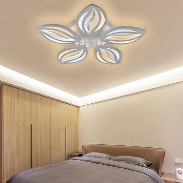 LED Stmívatelný přisazený lustr LED/55W/230V 3000-6500K + dálkové ovládání