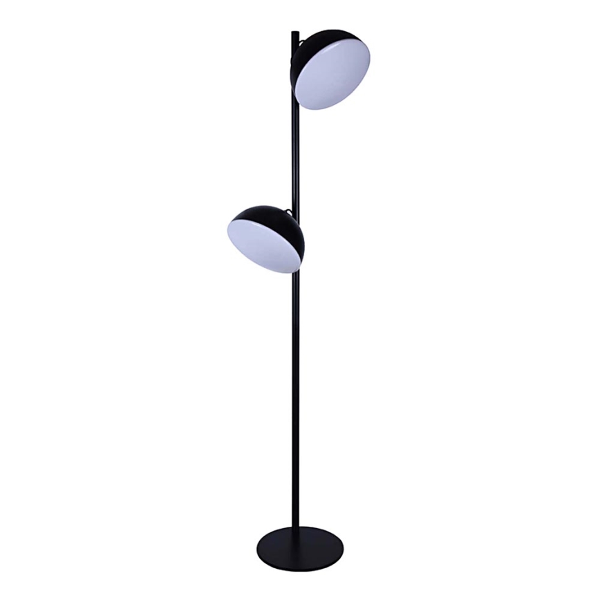 LED Stojací lampa CROWD 2xLED/10W/230V černá