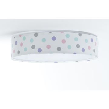 LED Dětské stropní svítidlo GALAXY KIDS LED/24W/230V puntíky pestrobarevná