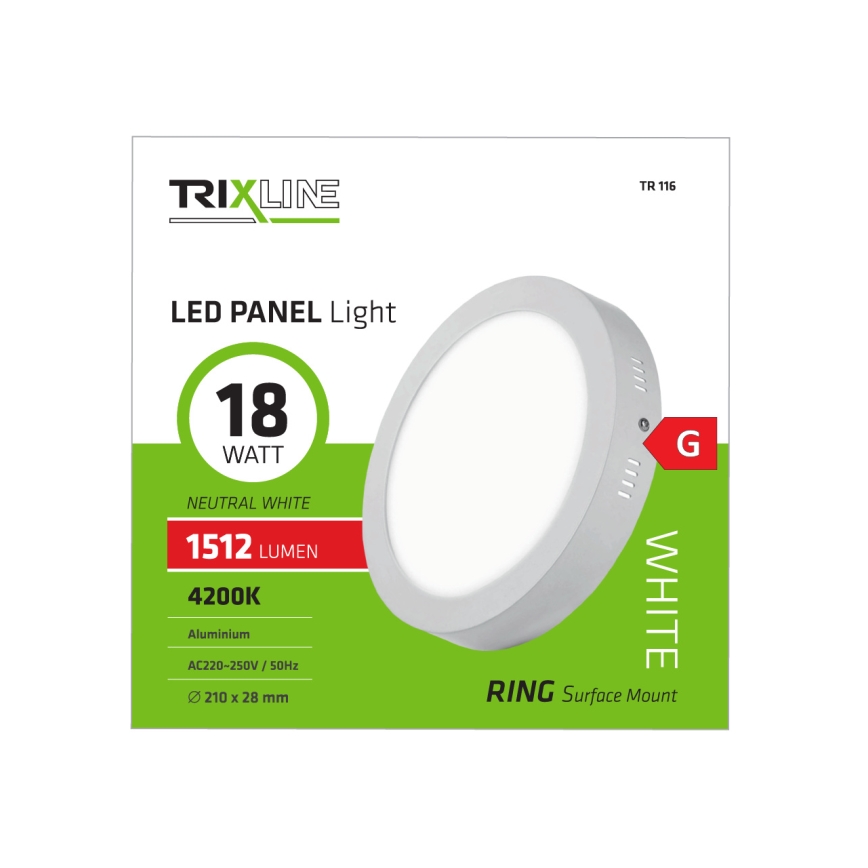 LED Stropní svítidlo LED/18W/230V 4200K