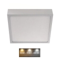 LED Stropní svítidlo NEXXO LED/21W/230V 3000/3500/4000K 22,5x22,5 cm bílá