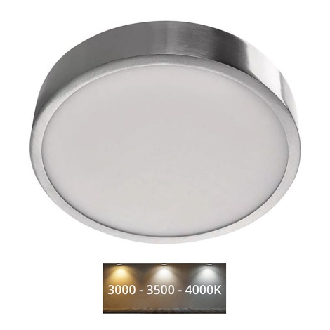 LED Stropní svítidlo NEXXO LED/21W/230V 3000/3500/4000K pr. 22,5 cm chrom