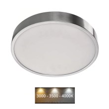 LED Stropní svítidlo NEXXO LED/28,5W/230V 3000/3500/4000K pr. 30 cm chrom
