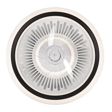 LED Stmívatelné stropní svítidlo s ventilátorem GEMMA LED/37W/230V bílá + dálkové ovládání