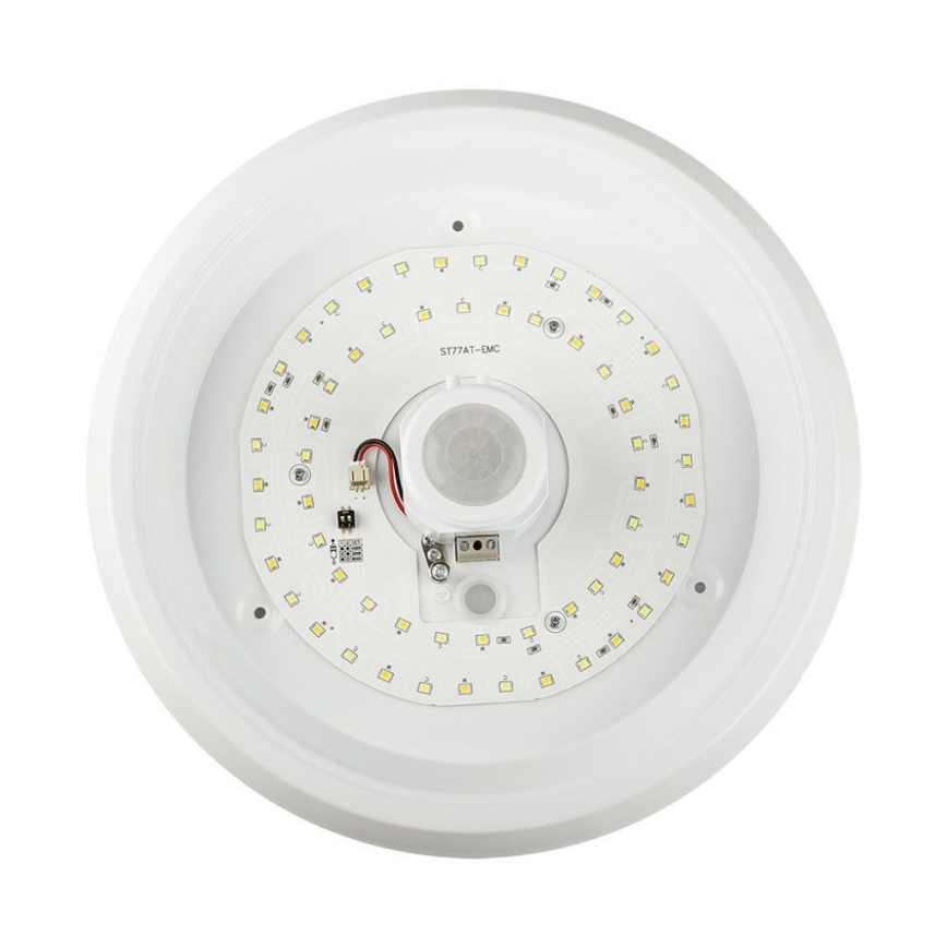 LED Stropní svítidlo se senzorem SAMSUNG CHIP LED/12W/230V 3000/4000/6000K pr. 29 cm bílá