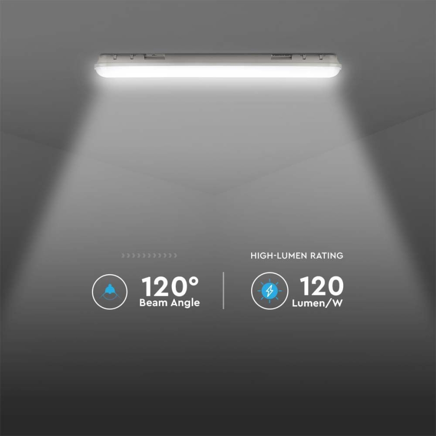 LED Technické zářivkové svítidlo SAMSUNG CHIP LED/60W/230V 4000K 120cm IP65