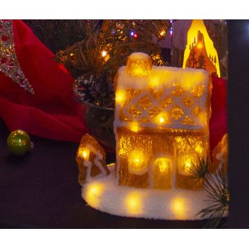 LED Vánoční dekorace LED/3xAA teplá bílá