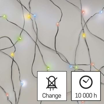LED Vánoční řetěz 20xLED/2,4m multicolor