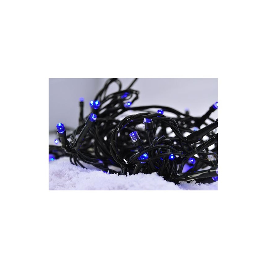 LED Vánoční řetěz 20xLED/3xAA 3,3m modrá