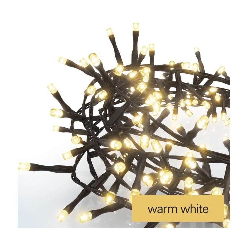 LED Vánoční venkovní řetěz 300xLED/11m IP44 teplá bílá