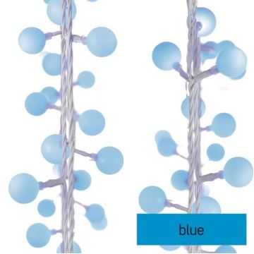 LED Vánoční venkovní řetěz 40xLED/9m IP44 modrá