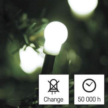 LED Vánoční venkovní řetěz 80xLED/13m IP44 studená bílá