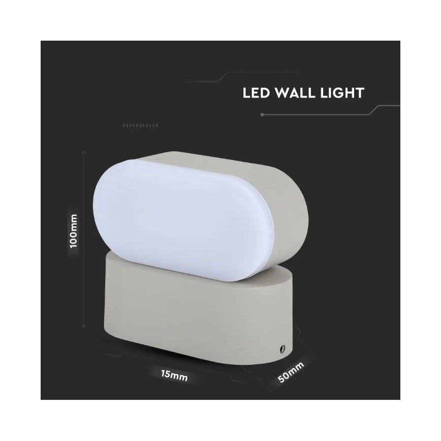 LED Venkovní flexibilní nástěnné svítidlo LED/5W/230V IP65