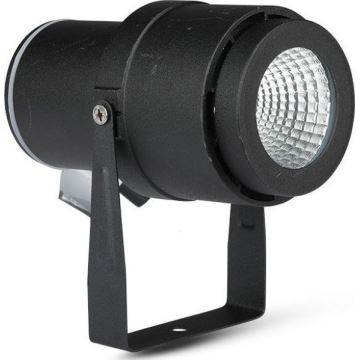 LED Venkovní lampa LED/12W/100-240V IP65 černá - zelené světlo