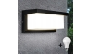 LED Venkovní nástěnné svítidlo se senzorem soumraku NEELY 1xE27/9W/230V IP54 černá