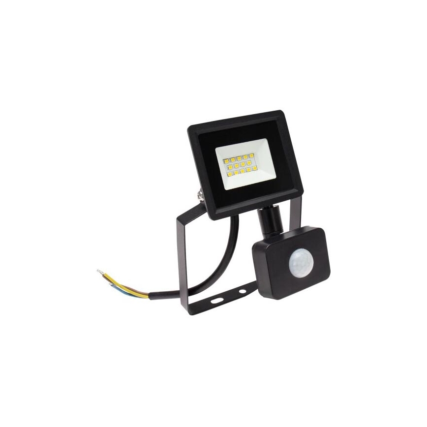 LED Venkovní reflektor se senzorem NOCTIS LUX 3 LED/10W/230V 4000K IP44 černá