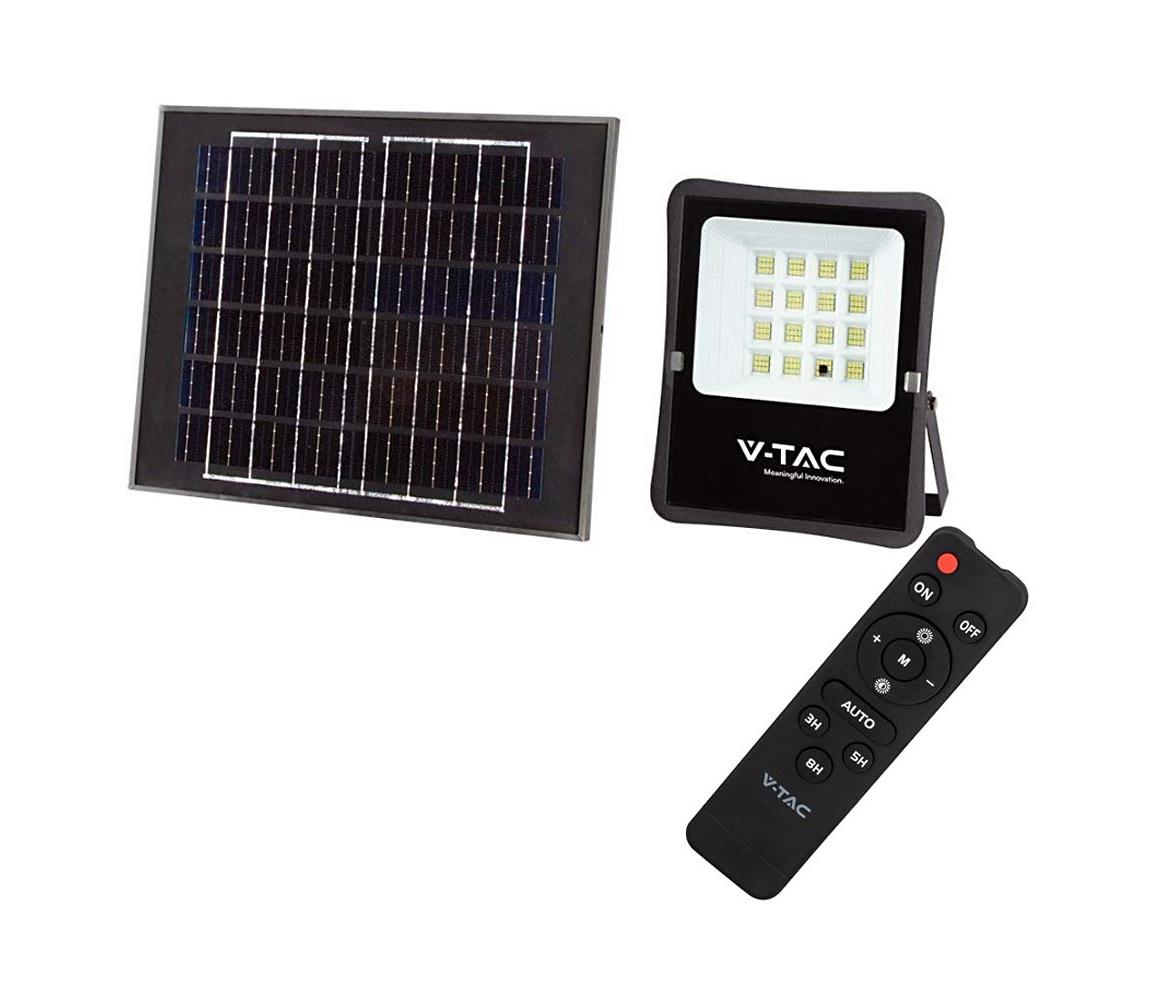 V-Tac LED Venkovní solární reflektor LED/16W/3,2V 6400K IP65 VT1212