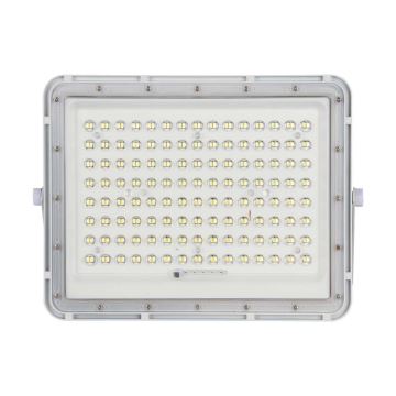 LED Venkovní solární reflektor LED/20W/3,2V 4000K bílá IP65 + dálkové ovládání