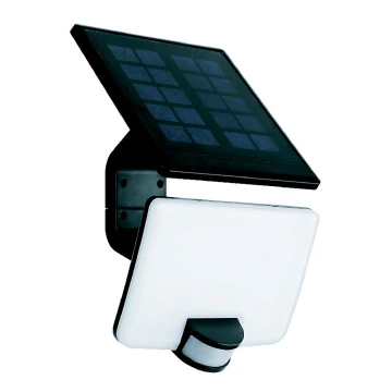 LED Venkovní solární reflektor se senzorem LED/10W/3,7V 4000K IP54 3000 mAh