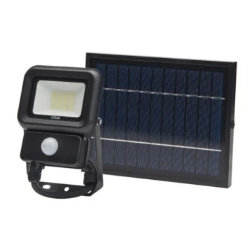 LED Venkovní solární reflektor se senzorem LED/10W/3,7V 6500K IP65