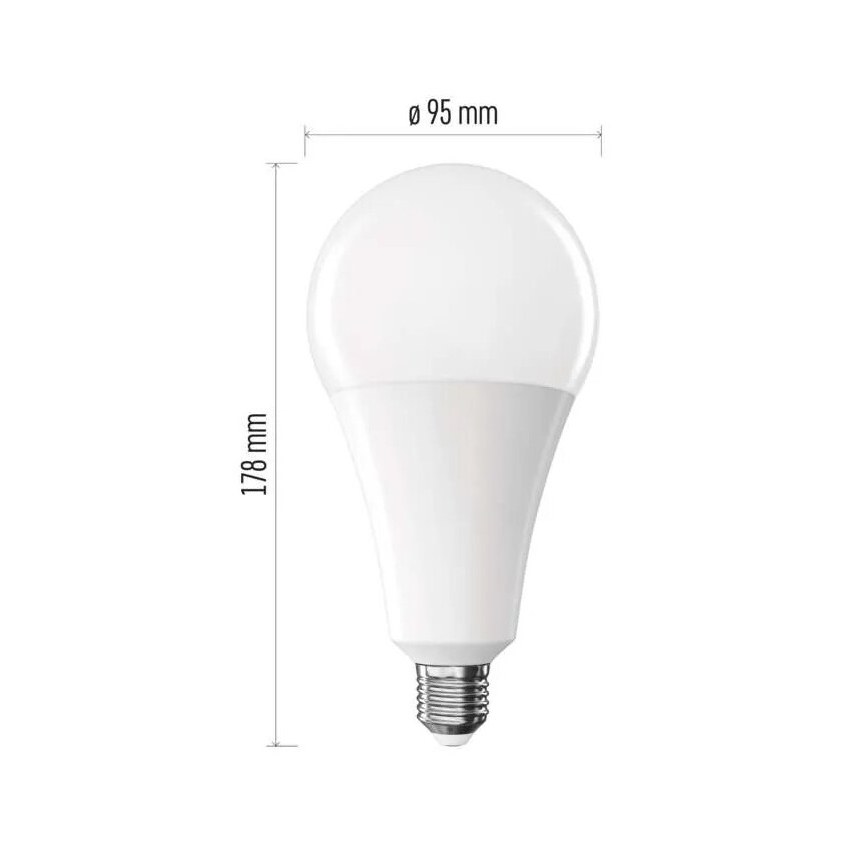 LED Žárovka A95 E27/28W/230V 2700K