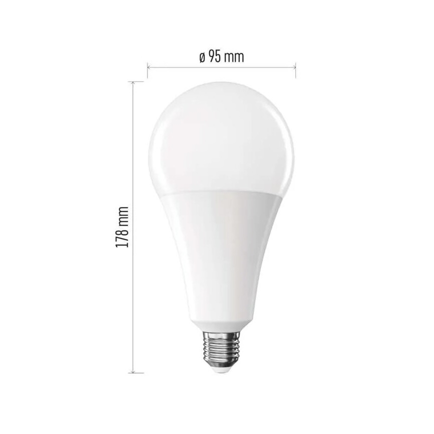 LED Žárovka A95 E27/28W/230V 4000K