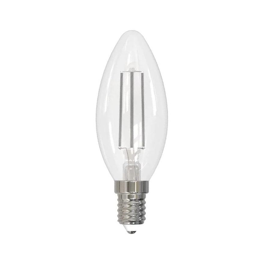 LED Žárovka BÍLÝ FILAMENT C35 E14/4,5W/230V 4000K