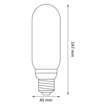 LED Žárovka DECO VINTAGE T45 E27/4W/230V 1800K