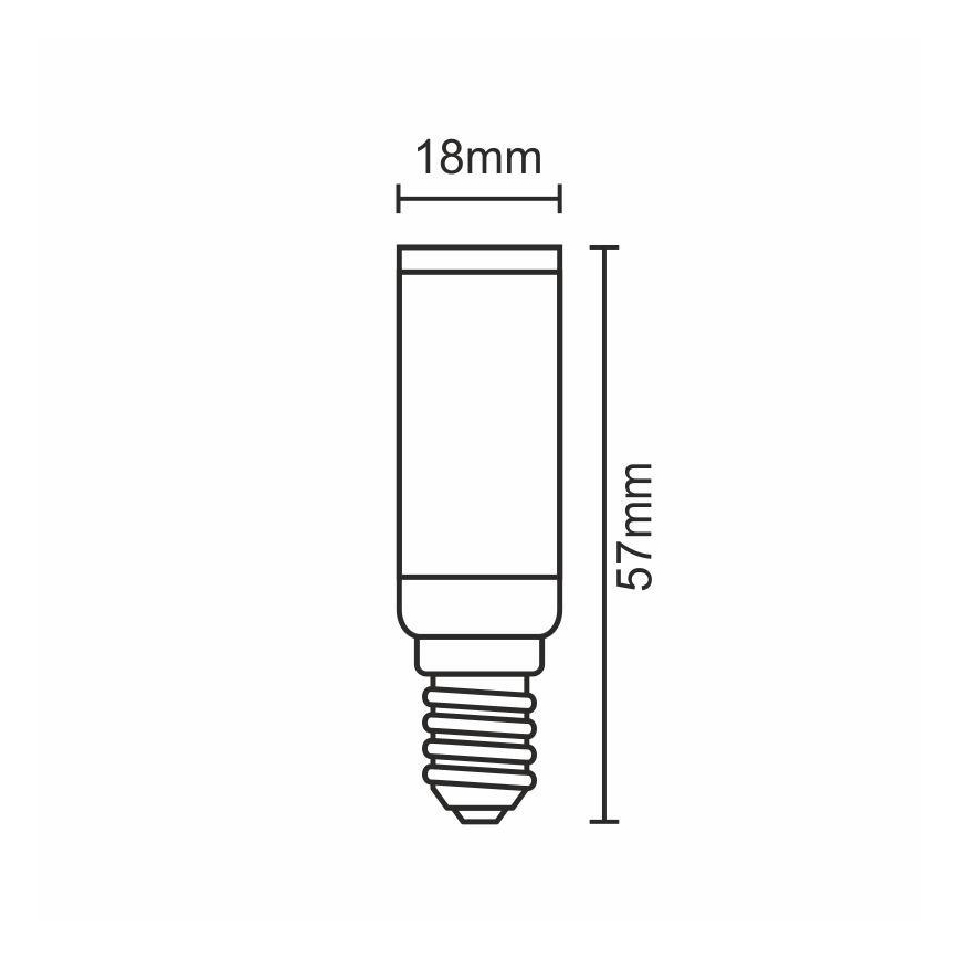 LED Žárovka E14/5W/230V 2800K