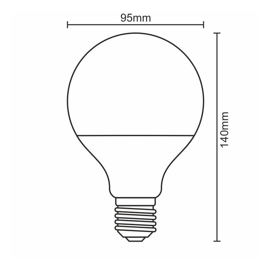 LED Žárovka E27/18W/165-265V 4000K