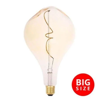 LED Žárovka FILAMENT BUMPED VINTAGE ET160 E27/4W/230V 2000K