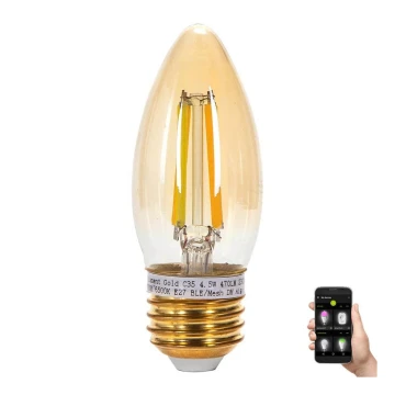 LED Žárovka FILAMENT C35 E27/4,5W/230V 2700-6500K - Aigostar