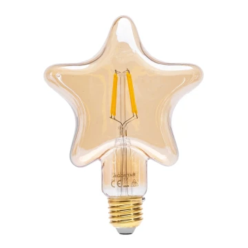 LED Žárovka FILAMENT E27/4W/230V 1800K hvězda - Aigostar