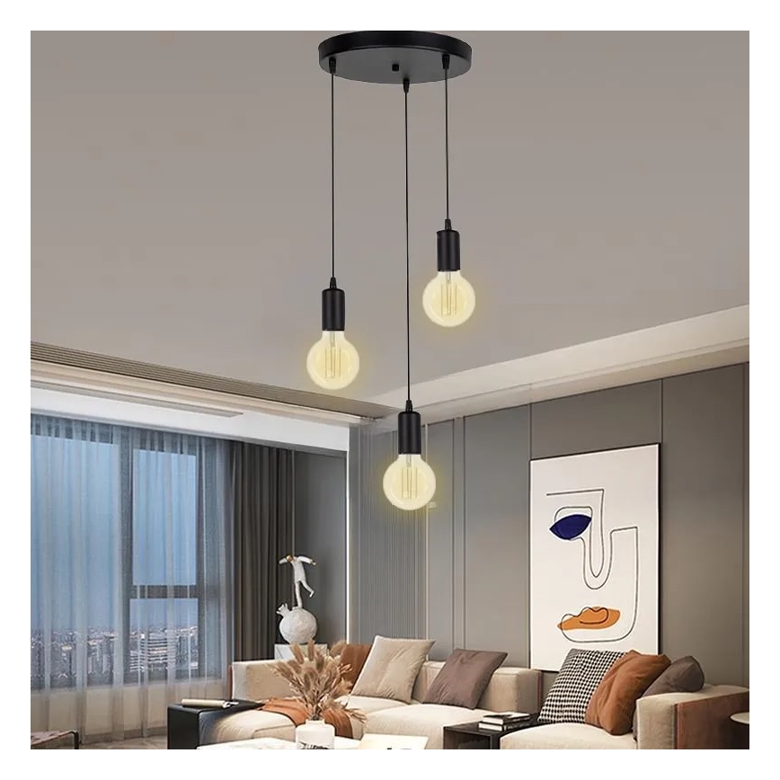 LED Žárovka BÍLÝ FILAMENT G95 E27/13W/230V 3000K