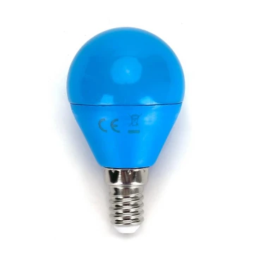 LED Žárovka G45 E14/4W/230V modrá - Aigostar
