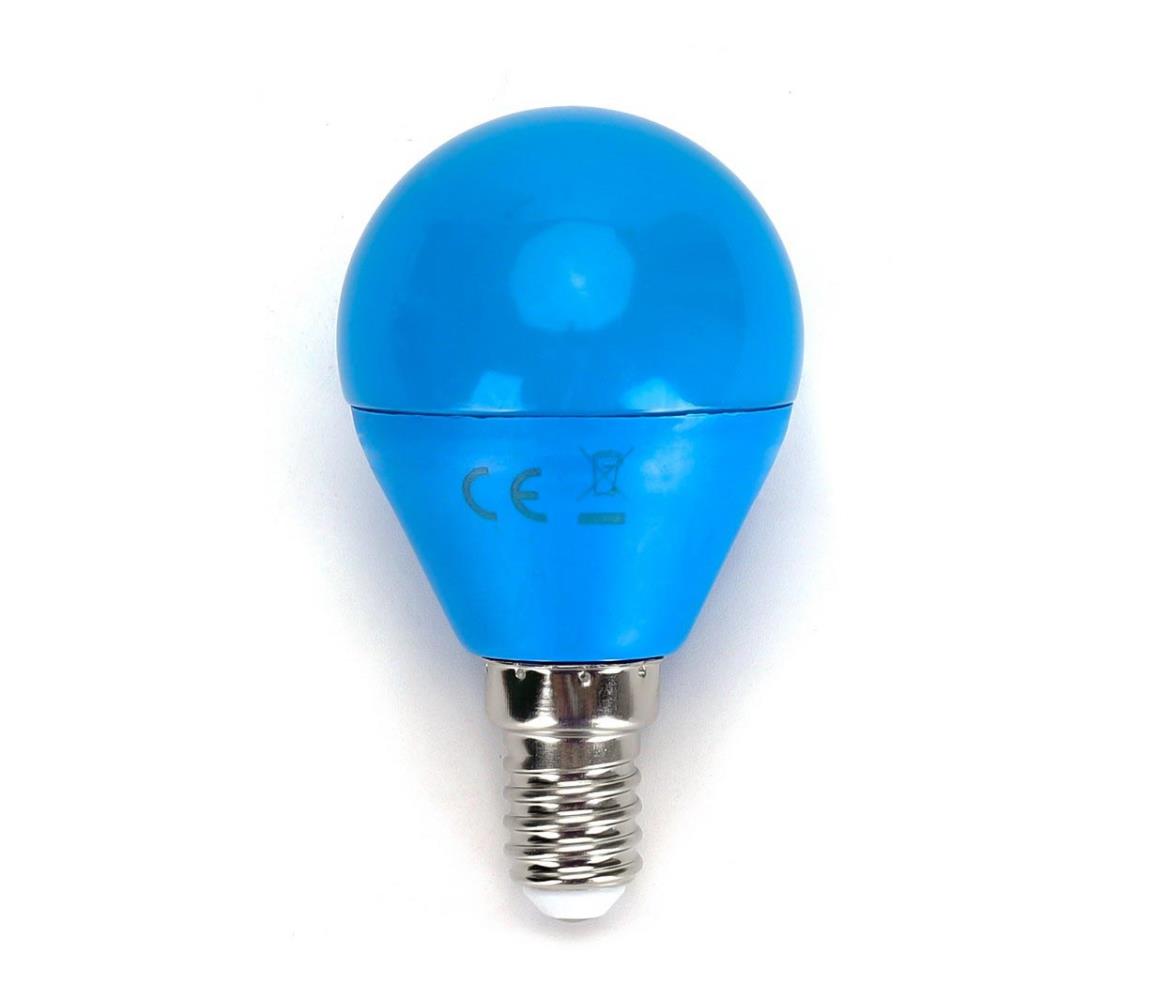 Aigostar B.V. LED Žárovka G45 E14/4W/230V modrá - Aigostar AI0099