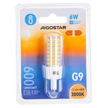 LED Žárovka G9/6W/230V 3000K - Aigostar
