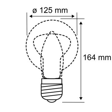 LED Žárovka INNER G125 E27/3,5W/230V 1800K - Paulmann 28881