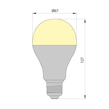 LED Žárovka LEDSTAR ECO E27/10W/230V 3000K